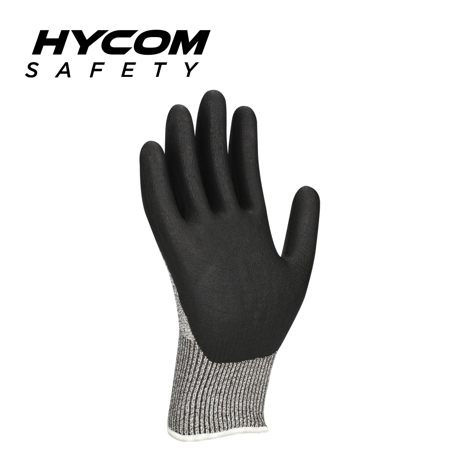Breathcut 13G ANSI 5 Cut Resistant Glove Coated with Foam Nitrile HPPE Work Gloves from