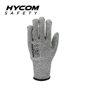HYCOM 10G ANSI 4 cut resistant glove with palm cow leather