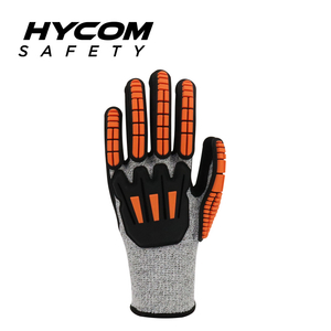 HYCOM Breath-cut ANSI 3 Cut Resistant Glove with Sandy Nitrile Coating HPPE Safety Gloves