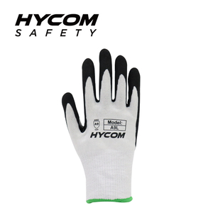 HYCOM 13G ANSI 9 Cut Resistant Glove with Palm Nitrile Coating PPE Gloves