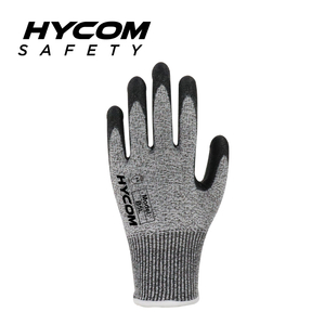 HYCOM Breath-cut 13G ANSI 5 Cut Resistant Glove Coated with Foam Nitrile HPPE Work Gloves