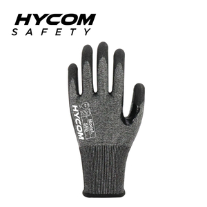 HYCOM 18G ANSI 5 Cut Resistant Glove with Palm Foam Nitrile Coating PPE Gloves